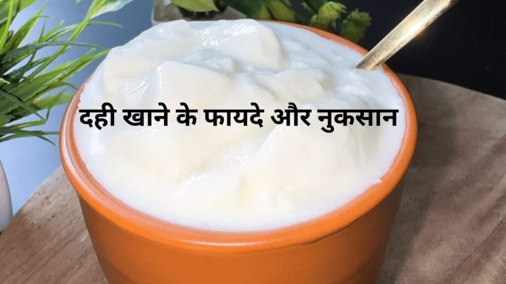 dahi khane ke fayde aur nuksan sehat ke liye
